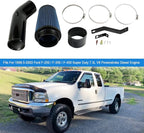 Oiled Cold Air Intake 7.3 Diesel Kit Air Intake Pipe With Oiled Filter Replacement For Ford F250 F350 F450 Super Duty 7.3L Power stroke Diesel 1999.5-2003 (1999.5-2003 F250 F350 F450 7.3L Diesel)