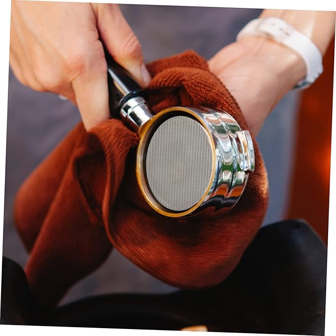 Lurrose Espresso Screen Stainless Steel Filter Mesh for Coffee Machines Thickness for Even Water Dispersion and Enhanced Coffee Extraction