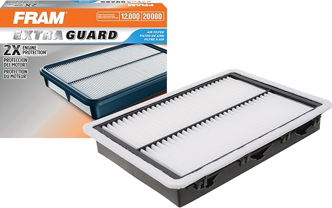 FRAM Extra Guard CA11942 Replacement Engine Air Filter for Select Hyundai Sonata and Kia Optima (2.0L & 2.4L), Provides Up to 12 Months or 12,000 Miles Filter Protection