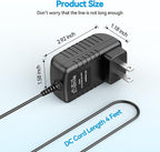 12V AC/DC Adapter Compatible with LEVOIT LV-H128 LV-H128-RXA LV-H128-RXB Desktop True HEPA Air Cleaner Combination Filters 12.0V 0.6A DC12V 600mA No.98581-CHN-1 Power Supply Battery Charger