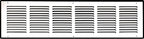 Fits 30x8 Duct Opening | Steel Return Air Grille by Handua | Vent Cover Grill for Sidewall and Ceiling | White | HVAC Cold Air Intake Grille | Outer Dimensions: 31.75"W X 9.75"