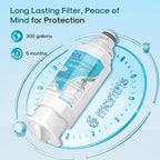 ICEPURE Alkaline DA97-17376B Refrigerator Water Filter Replacement for Samsung HAF-QIN/EXP, DA97-08006C, WD-F45, WS645A RS27T5200SR RS22T5201SR RF28R7201SR RF32CG5400SR RF23M8070SG, Enhances PH, 4Pack