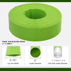 Eastrans 2'' x 100 FT Pool Backwash Hose with 2 Hose Clamps,Extra Heavy Duty Discharge Hose,Drain Hose for Swimming Pool,Super wear-resistant,weather blast,green