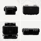 Evergreen 57 Waterproof Dry Box Protective Case with Pick & Pluck Foam - Travel Safe/Mil Spec/USA Made - for Cameras, Phones, Hiking, Boating, Water Sports, Action Cams (Clear)