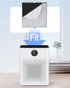 Mooka Genuine Mode PR1 Air Purifier Replacement Filter, H13 True HEPA Air Purifiers for Home Large Room up to 2200sq.ft, with Washable Pre Filter, Removes Pollen Dander Smoke Pet Hair Dust
