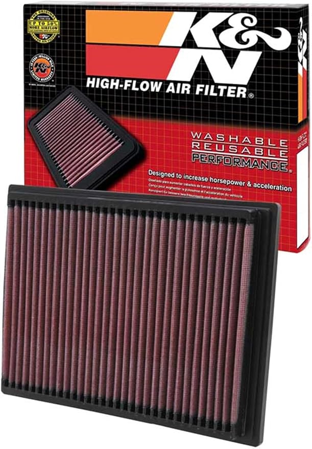 K&N Engine Air Filter: Increase Power & Acceleration, Washable, Premium, Replacement Car Air Filter: Compatible 1990-2006 BMW (X3, Z4, 520i, 525i, 530i, Z3, 728i, 728iL, 323Ti, 523i, 528i, M3),33-2070