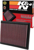 K&N Engine Air Filter: Increase Power & Acceleration, Washable, Premium, Replacement Car Air Filter: Compatible 1990-2006 BMW (X3, Z4, 520i, 525i, 530i, Z3, 728i, 728iL, 323Ti, 523i, 528i, M3),33-2070