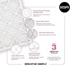 Simply 24x30x1 Air Filter, MERV 11, 12 Pack, For Home AC Furnace & HVAC (Actual Size: 23.75"x29.75"x0.75") DUST, Pet, & Allergy Control