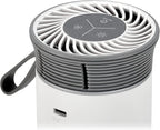 GermGuardian Portable Allergen Air Purifier for Small Spaces with USB Cable, Captures Dust, Pollens, Mold Spores, UV-C Light Helps Reduce Germs, 7” White, AC085