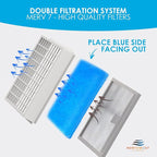 Dryer Filter Replacement - Compatible with Better Vent Indoor Dryer Vent Systems - Portable Indoor Dryer Filters - MERV 7 Double Filtration (12-Pack)