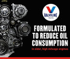 Valvoline High Mileage 150K with Maxlife Plus Technology Motor Oil SAE 10W-30 5 QT, Case of 3