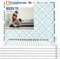 Filters Fast 14x36x1 Air Filter Merv 11, 1" AC Furnace Air Filters, Made in the USA, Actual Size 13.75" x 35.75" x 0.75", 6 Pack