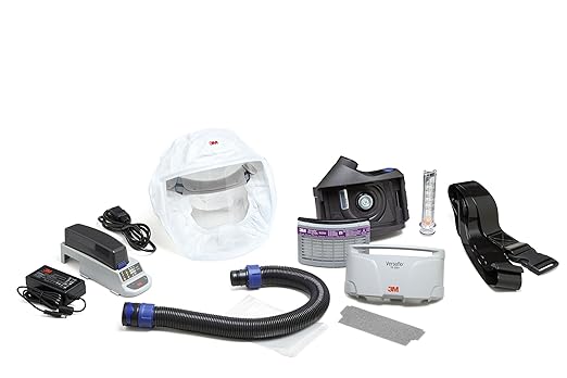3M PAPR Respirator, Versaflo Powered Air Purifying Respirator Kit, TR-300N+ HKL, Healthcare, M/L Headcover, Lightweight, Low-Profile, Easy to Use, All-in-One Respiratory Protection for Particulates