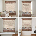 Farmhouse Sheer Curtains 72 Inch Length Brown Country Star Berry Vintage Wood Grain Chiffon Curtain for Bedroom Living Room Light Filtering Rod Pocket Window Treatments Voile Curtains Drapes