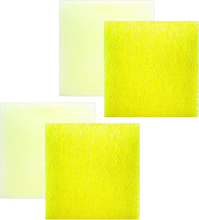 AUC Paint Booth Exhaust Filters,20" x 20" (100 pieces),22 Gram Fiberglass Paint Arrestors Pad,Captures Overspray Paint Particles in Paint booth(Actual Dimensions: 20.5" x 20.5")