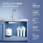 APEC Water Systems RO-90 Ultimate Series Top Tier Supreme Certified High Output 90 GPD Ultra Safe Reverse Osmosis Drinking Water Filter System, Chrome Faucet