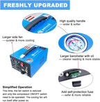 PCP Air Compressor, Portable 4500Psi/30Mpa, Water/Oil-Free, PCP Rifle/Pistol and Paintball Tank Air Pump, Powered by 12V Car DC or Home 110V AC with Power Converter and Oil-Moisture Filter