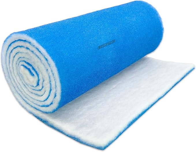 Premium Air Vent Polyester Filter Roll MERV 8 HVAC Furnace Filters Cut to Fit for Floor Registers, RV, AC, Ceiling, Grilles and Wall HVAC Furnace Vents (12" x 45")