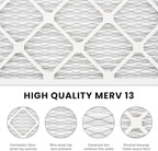 14x14x1 Air Filter MERV 13 (2-Pack), HVAC/Furnace AC Filter Replacement, Dust Defense–Comparable with MPR 1500-1900 & FPR 10 (Actual 13.75x13.75x0.75)