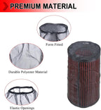 Universal 9 Inch Air Filter Cover, Air Intake Filter Sock Cover, Motorcycle Waterproof Air Filter Rain Sock Dustproof Protective Cover (Filter L), Pack of 4