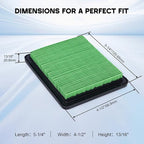 17211-ZL8-023 Air Filter for Honda GC135 GCV135 GC160 GCV160 GC190 GCV190 Engine 17211-ZL8-003 17211-Zl8-000 2Pack