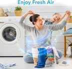 Dryer Filter Replacement - Compatible with Better Vent Indoor Dryer Vent Systems - Portable Indoor Dryer Filters - MERV 7 Double Filtration (12-Pack)