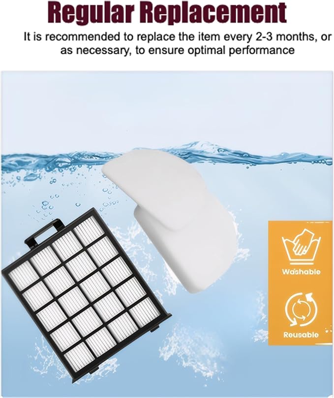 AZ4002 filter Compatible with shark detect pro/Shark Power Detect Upright Vacuum AZ4000 AZ4002 AZ4000C-2HEPA+4Foam&Felt Filters+1Cleaning Brush+4Odor Neutralizer Cartridge+1Main Brush (12pcs) (12 pcs)