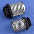 Durable 304 Stainless Steel Water Filter Screen - 1/2" to 2" External Thread for Aquariums, Ponds, Hydroponics(10Pcsx1.5In)