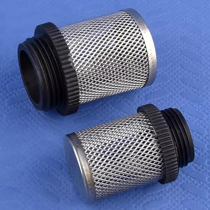 Durable 304 Stainless Steel Water Filter Screen - 1/2" to 2" External Thread for Aquariums, Ponds, Hydroponics(10Pcsx1/2In)
