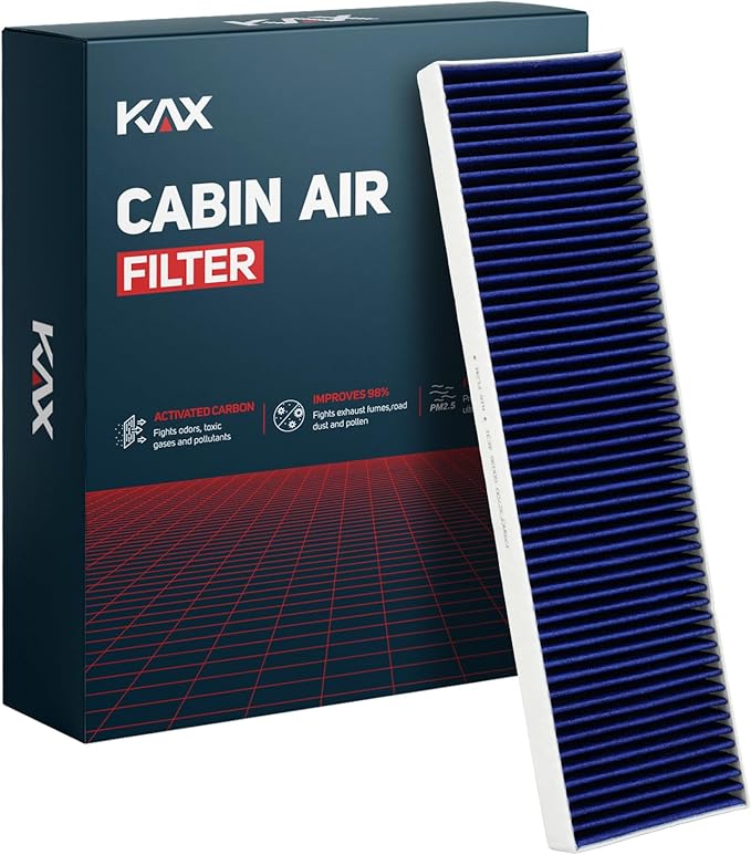 KAX Premium Cabin Air Filter, CF10141 Replacement for Chevy Equinox 2005-2009,Torrent 2006-2009, Vue 2002-2007, XL-7 07-09, V6 3.6L, Replace 22665802, w/Upgraded Activated Carbon