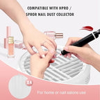 4 Pack Replacement Filters Compatible with MelodySusie HPro/SProR Nail Dust Collector, Home or Nail Salons Use Reusable Refill Filters for Nail Dust Vacuum Machine