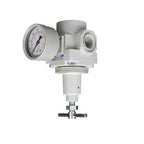 PneumaticPlus SAR400T-N04BG Compressed Air Regulator 1/2" NPT, T-Handle, Gauge & Bracket