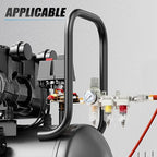 1/4" NPT 3 Stage Air Drying System,Coalescing Filter, Particulate Filter and Air Regulator, Manual Drain for Air Tools and Spray Paint Gun