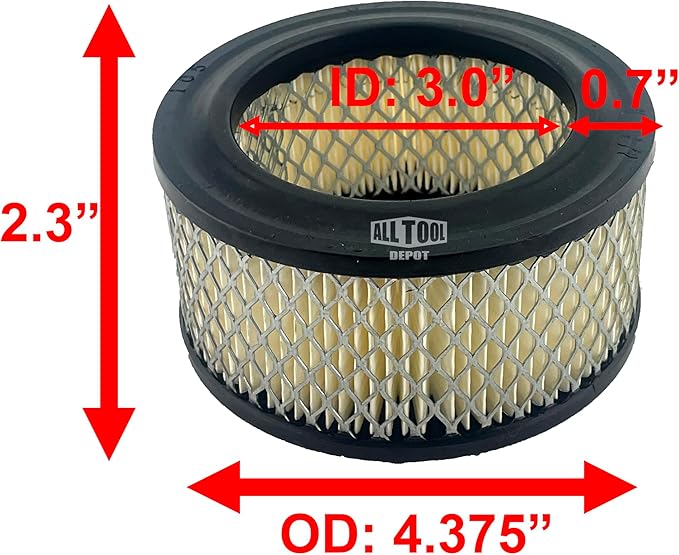 Air Compressor Air Intake Filter Elements #14 A424 Compatible for Ingersoll Rand 32170979, SS5, 2340, 2475 (24 Pack)