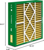 Filterbuy 20x25x5 Air Filter MERV 11 Superior Pet & Allergy Defense (2-Pack), Pleated HVAC AC Furnace Filters for Amana, Coleman, Goodman, Maytag, York, and More (Actual Size: 20.19 x 25.31 x 5.25)