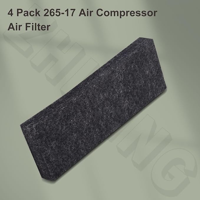 4 Pack 265-17 Air Compressor Air Filter for Craftsman Devilbi-ss Sea-rs Air Compressor 26517 2651-7, 265-17 Air Filter Fits Models IRL5G20 SDS5G8D IR5G20AD 5E20AD-2 L6560V SDS5G8D