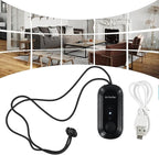 Negative Ion Air Purifier Portable Hanging Neck 7000MAh Personal Rechargeable For Home Travel(Black)