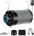 Atour 4'' Air Filtration Kit – 12-Speed Control, Quiet 14cm Fan & Carbon Filter. Includes 6.7' Ducting + Vent Cover. Perfect for Grow Tents, Indoor Gardens. Cool, Ventilate, Banish Odors – All-in-One.