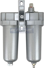 INDUSTRIAL GRADE 3/4" NPT, IN-LINE COALESCING FILTER & DESICCANT AIR DRYER COMBINATION WITH METAL BOWLS FOR SPRAY GUN EQUIPMENT PAINT BOOTH COMPRESSOR, PLASMA CUTTER (Manual Drain)