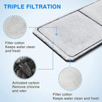 HiTauing 8 Packs PF-L Carbon Cartridge for PF20, PF30, PF40 and PF75 Power Filters