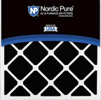 Nordic Pure 20x20x5 (Actual Size: 19 5/8 x 19 7/8 x 4 3/8) Honeywell Replacement Furnace Filters MERV 14 Plus Carbon 2 Pack