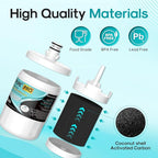 ICEPURE PRO 5231JA2002A NSF401&473&53&42 Certified Refrigerator Water Filter Replacement for LG LT500P, GEN11042FR-08, ADQ72910911, ADQ72910901, ADQ72910907, Kenmore 9890, 469890, LFX25974ST, 1PACK