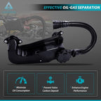 PC3Z6A785A Air Oil Separator Assembly PC3Z-6A785-A Compatible with 2023-2024 Ford F-250 F-350 F-450 F-550 Super Duty 6.7 L Diesel