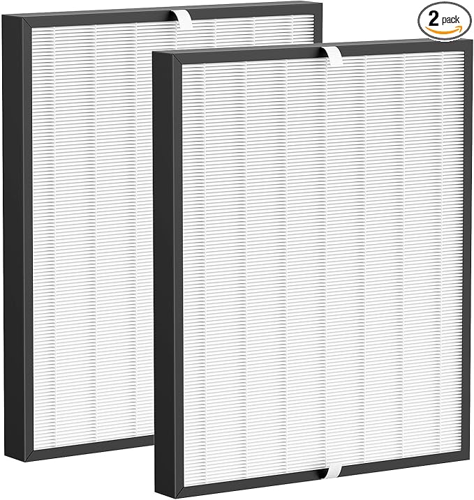 Replacement Filter Compatible with Air Doctor AD3000 AD3000M AD3000Pro Air Cleaner Purifier, Not for AD3500 Version, Include 2 High-Performance Filters