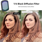 Haoge Magnetic Filters Set for DJI Osmo Pocket 3,Includes CPL,ND2-32,1/4 Black Diffusion,and Screen Protector,Multi-Coated Optical Glass,Filter kit Vlog Video Accessory
