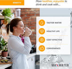 Max Water 10 Micron 20 x 4.5 Sediment Filter 20 inch Whole House BB Water Filteration System Replacement Compatible Cartridge DGD-5005-20, FP25B, AP810-6, FPMB5-20, P5-20, 155358-43, SDC-45-2005