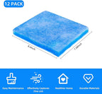 12-Pack Dryer Filter Replacement, Compatible with Better Vent Indoor Dryer Vent,Double Layer Filtration,Polyester Filters