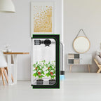 MELONFARM 6 inch Air Carbon Filter Smelliness Control with Australia Virgin Charcoal, Built-in 14cm Fan Low Nois and Speed Controller, Smelliness Scrubber for Inline Duct Fan, Grow Tent 6" x 13.4"