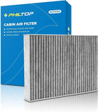 PHILTOP ACF034 (CF11854) Cabin Air Filter, Replacement for Rogue (2014-2020), Rogue Sport (2017-2021), Qashqai (2017-2020), Premium Cabin Filter with Activated Carbon Filter Up Dust Pollen Odor
