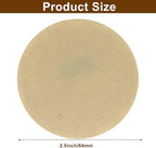 Waziaqoc 800 Count 2.5 Inch Natural Unbleached Round Coffee Filter, Replacement Paper Filters for Moka Pot Ice Drip and Espresso Machines